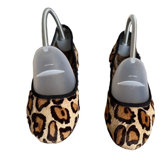 Sam Edelman Fritz Full Calf Hair Hide Leopard Print Ballet Flats Size 7 - Picture 2 of 9